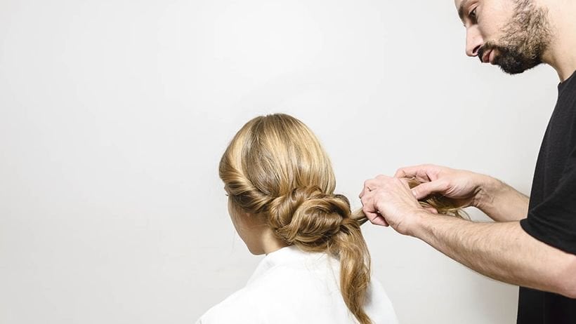 Illustration for Braided Chignon Tutorial Kerastase