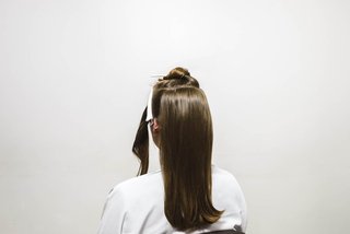 Deconstructed French Twist Tutorial Step 2 Kerastase