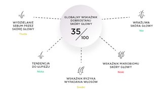 globalny wskaźnik dobrostanu skóry głowy