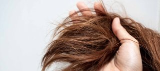 przesuszone końcówki długich włosów
